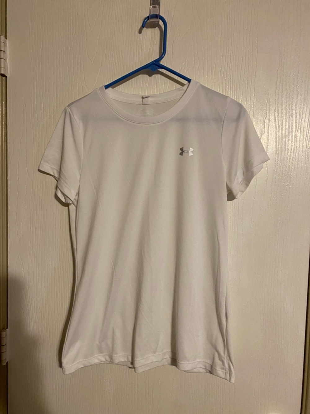 Under Armour White Short Sleeve Crew Neck Performance Tee